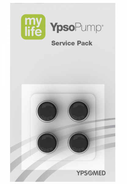 mylife Service Pack für YpsoPump - 4 Batteriefachdeckel / 1 Set