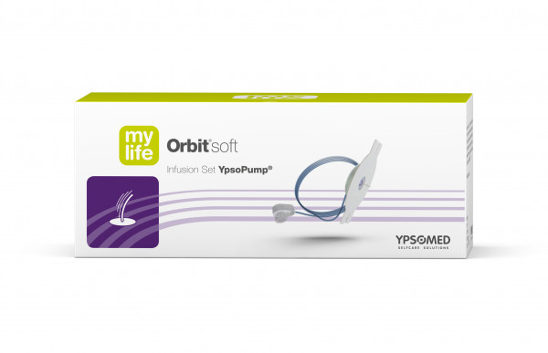 mylife YpsoPump Orbit soft 9 mm / 60 cm - Infusionsset mit Softkanüle / 10 Stück