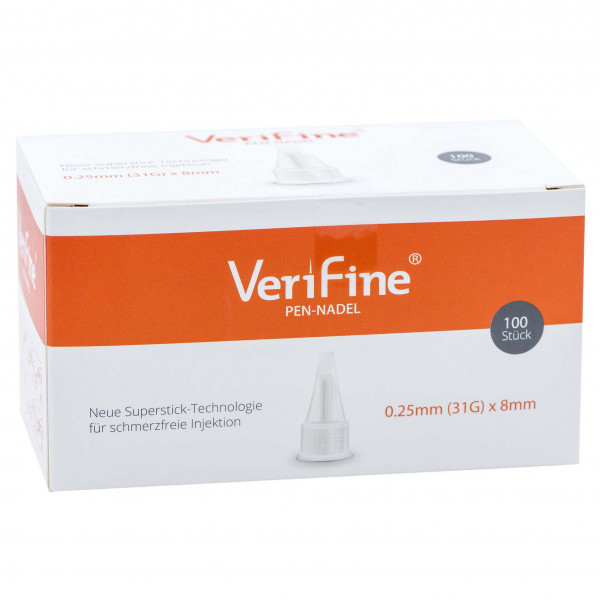 Verifine Pen-Nadel 8 mm x 31G