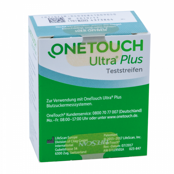 One Touch Ultra Plus Teststreifen