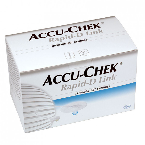 Accu-Chek Rapid-D Link 8 mm - Stahlkanüle / 25 Stück